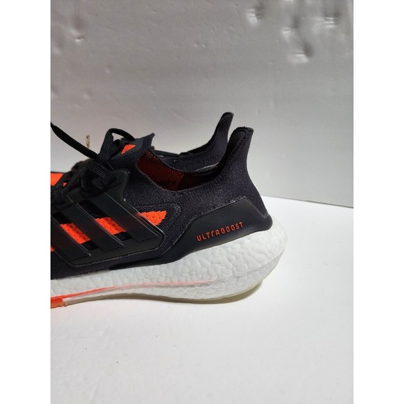 New Adidas UltraBoost 21 Carbon Solar Red 2021 Shoe FZ2559 Men\'s Size 10.5 main image 2